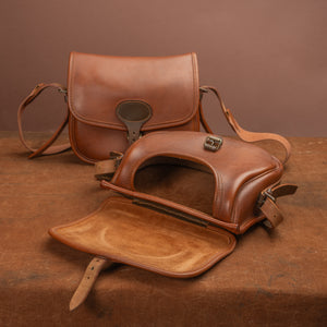 Pair of Leather Cartridge Bags