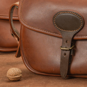 Pair of Leather Cartridge Bags