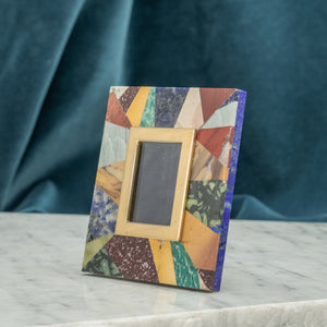Pair of Small Patchwork Stone Frames