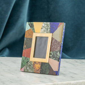 Pair of Small Patchwork Stone Frames