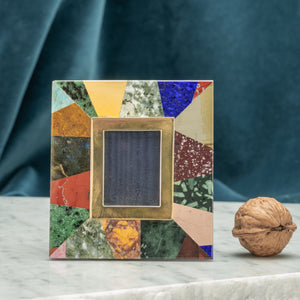 Pair of Small Patchwork Stone Frames