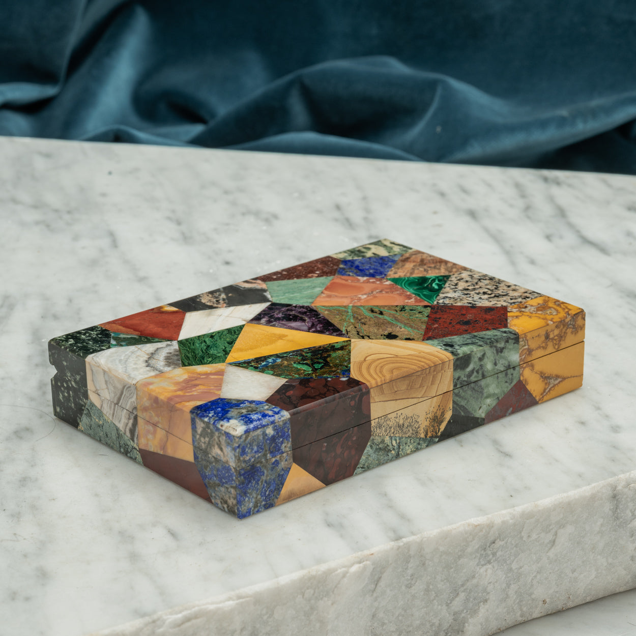 Patchwork Stone Box