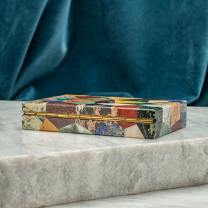 Patchwork Stone Box