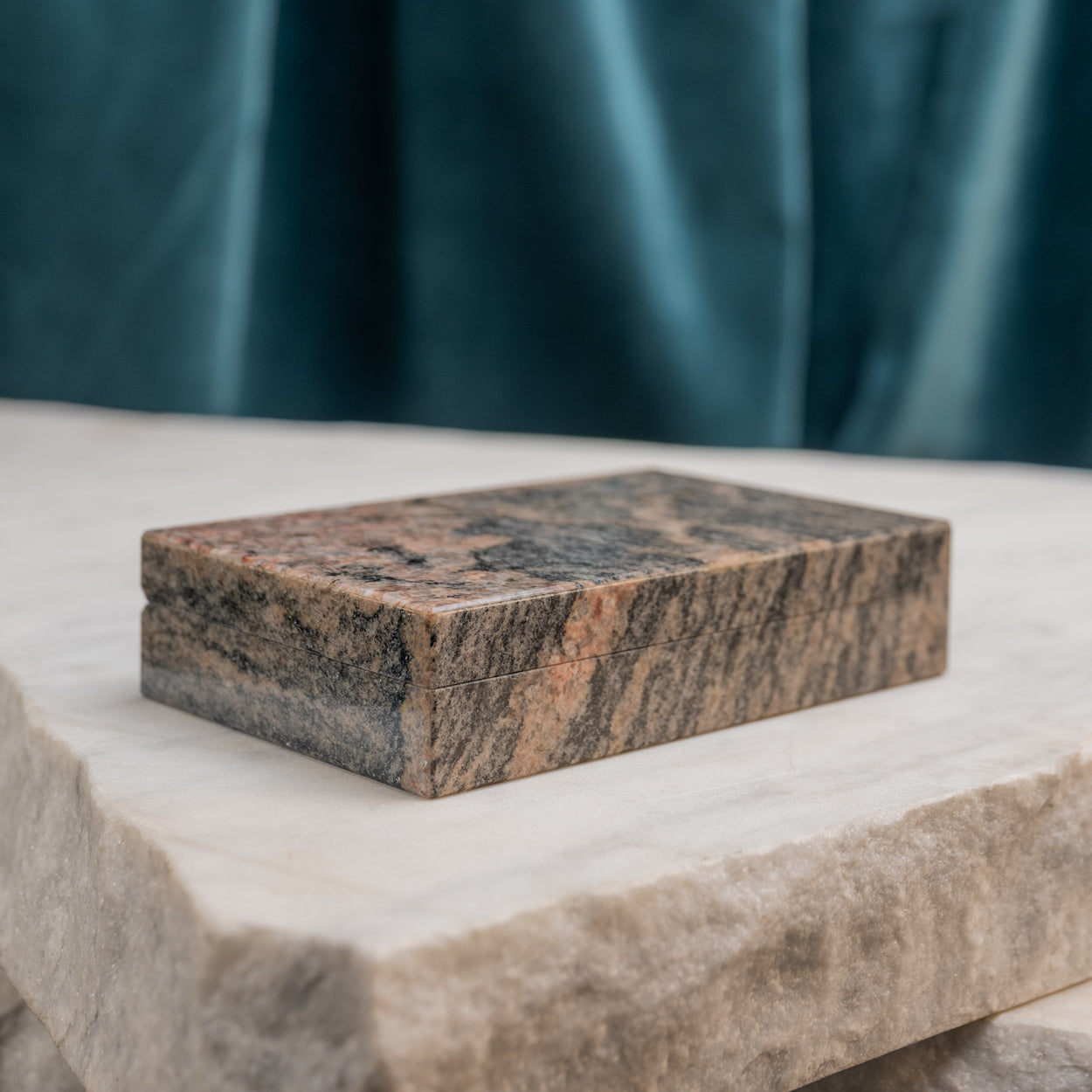 Pink Granite Stone Box