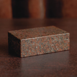 Pink Granite Stone Box