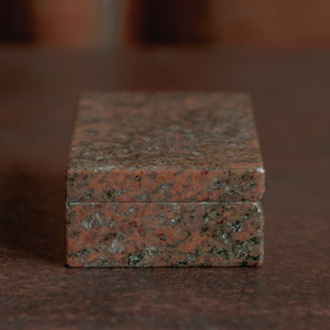 Pink Granite Stone Box