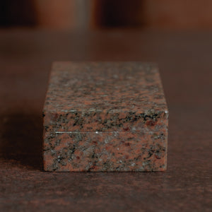 Pink Granite Stone Box
