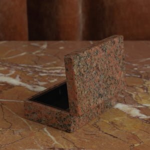 Pink Granite Stone Box
