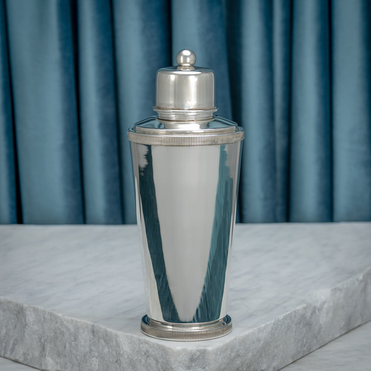 Polished Silver Plated Cocktail Shaker