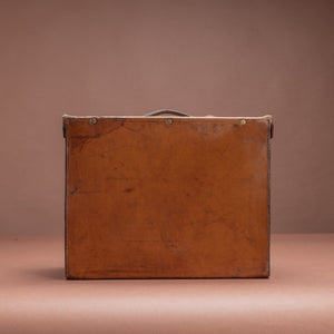 Rectangular Leather Hat Box