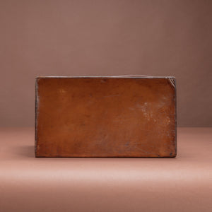 Rectangular Leather Hat Box