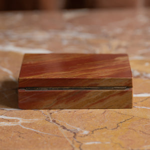 Red Jasper Stone Box