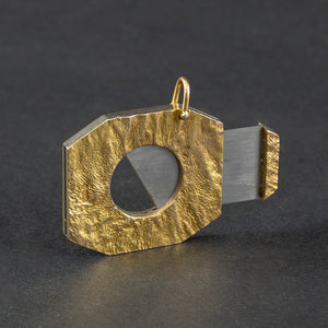 Reticulated Samorodok Gold Pocket Cigar Cutter