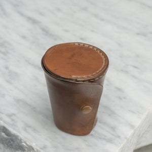 Leather Cased Set of Six Beakers