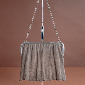 Silver Chainmail Evening Bag
