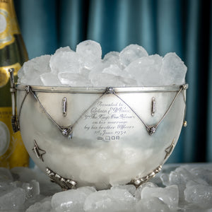 Silver 'Kettle Drum' Ice Cube Bucket