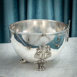 Silver 'Kettle Drum' Ice Cube Bucket