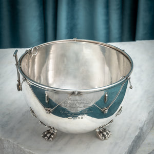 Silver 'Kettle Drum' Ice Cube Bucket