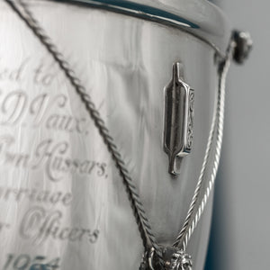 Silver 'Kettle Drum' Ice Cube Bucket