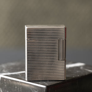 Silver Plated Dupont Pocket Lighter