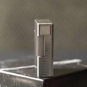 Silver Plated Dupont Pocket Lighter