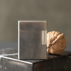 Silver Plated Dupont Pocket Lighter