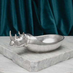 Silver 'Rhinoceros' Bowl