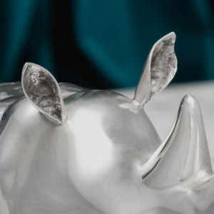 Silver 'Rhinoceros' Bowl