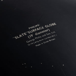 Philips' 19 Inch Black "Slate" Surface Globe