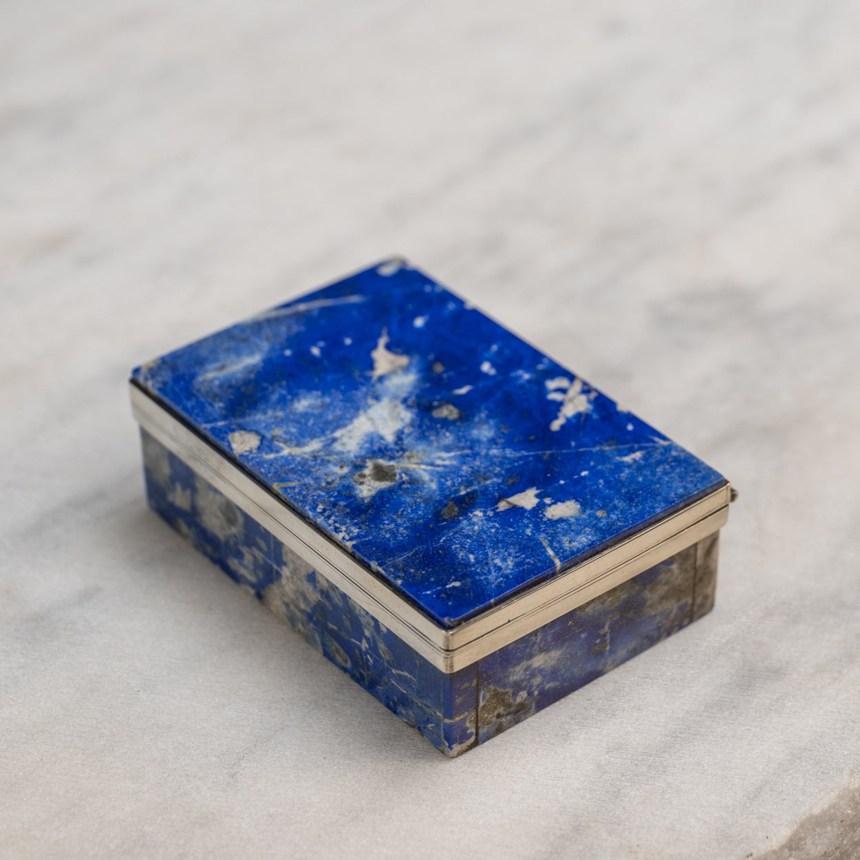 Small Lapis Lazuli Stone Box