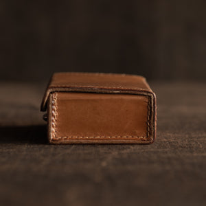 Mid Tan Small Leather Stud Box