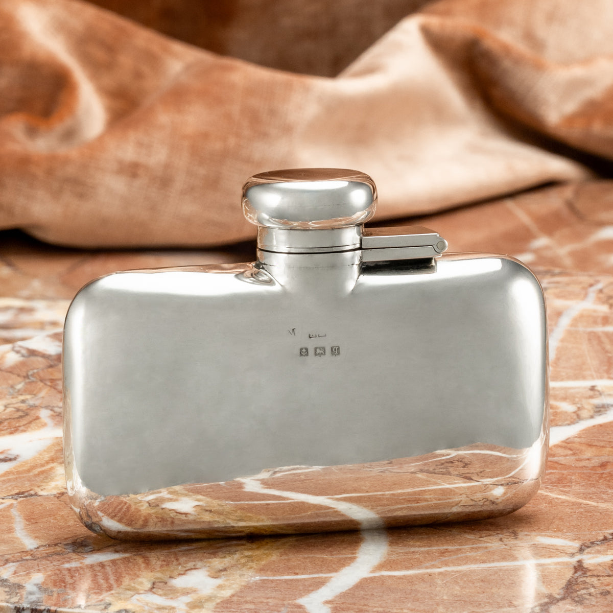 Small Silver Spirit Flask – Bentleys London