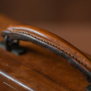 Small Tan Leather Norfolk Hide Attaché