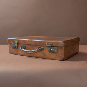 Small Tan Leather Norfolk Hide Attaché