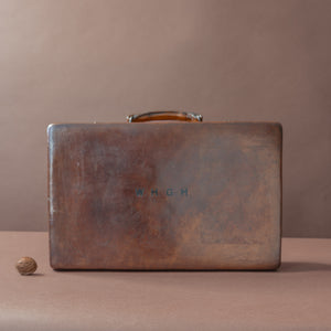 Small Tan Leather Norfolk Hide Attaché
