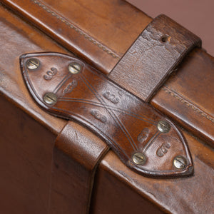 Leather on Oak Single Gun Case