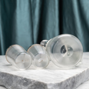 Set of 'Striker' Glass Beakers and Jug