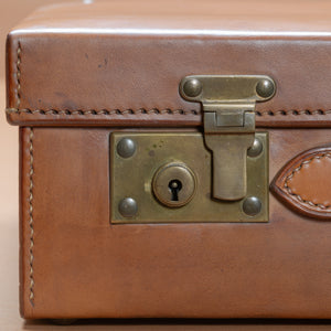 Tan Leather Attaché Case