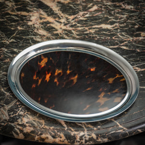 Tortoiseshell and Silver Tray