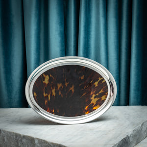 Tortoiseshell and Silver Tray