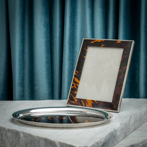 Tortoiseshell and Silver Tray