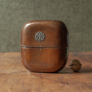 Large Victorian Leather Cigar Case