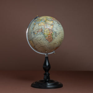 Geographia 8 Inch Globe on Wooden Base
