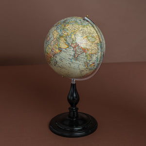 Geographia 8 Inch Globe on Wooden Base