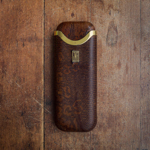 Asprey Cigar Case with 18ct Gold Band