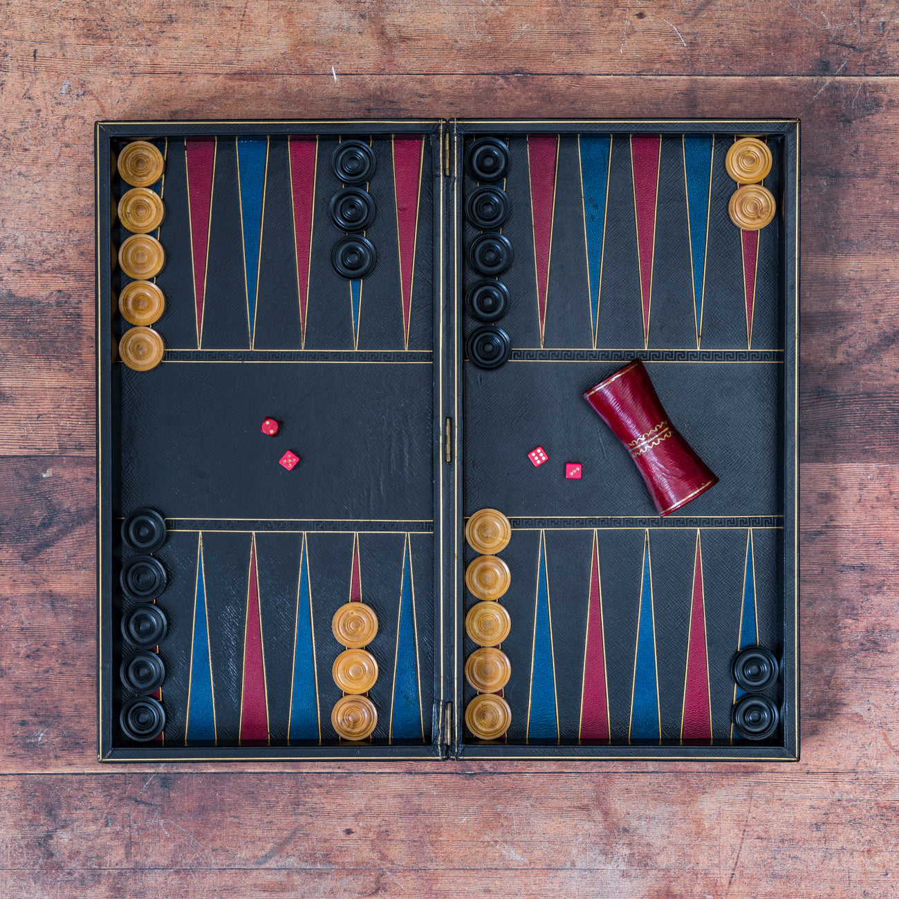 Backgammon, Chess and Checker Board Set – Bentleys London