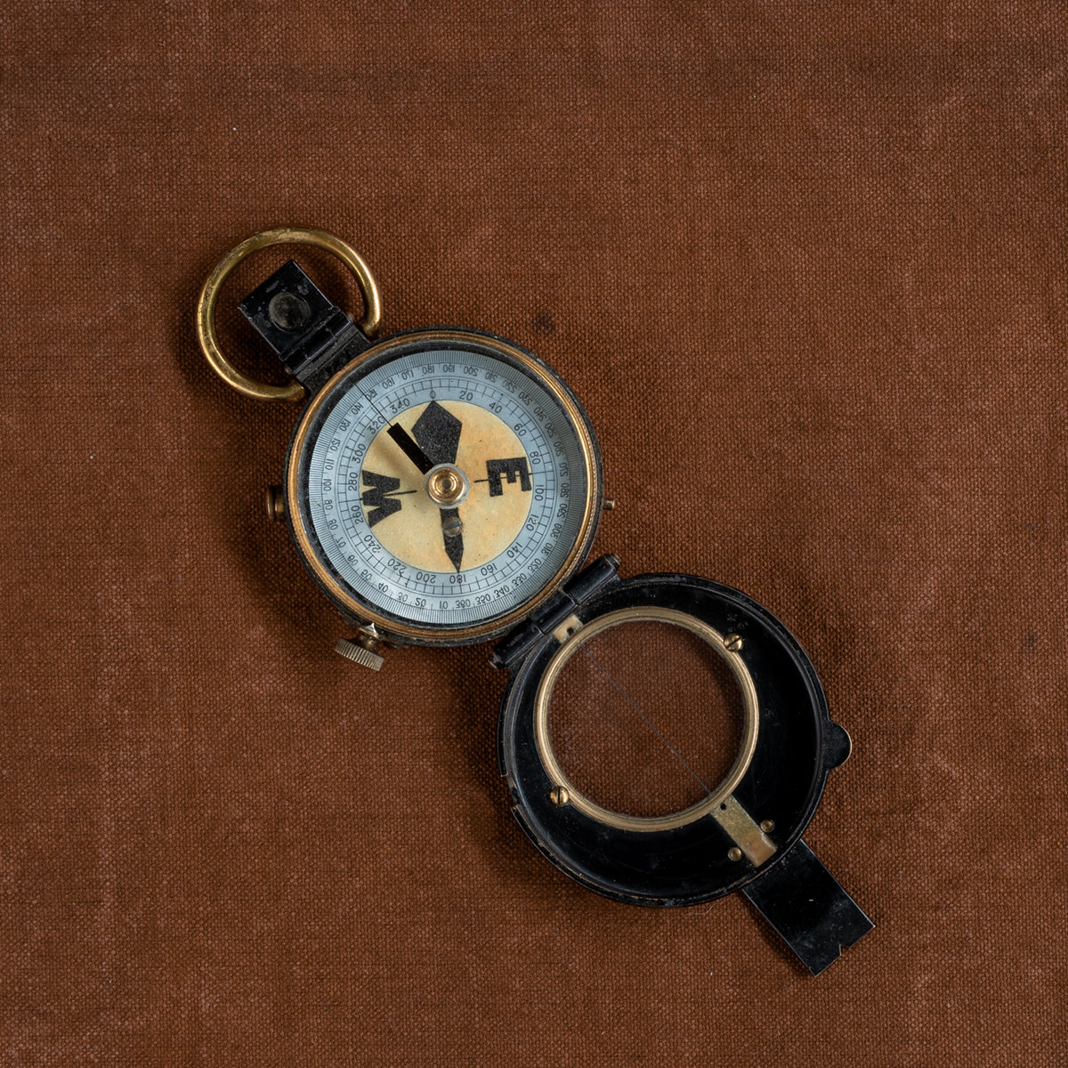 Military Brass Prismatic Compass – Bentleys London