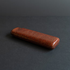 Crocodile Skin Cigar Case