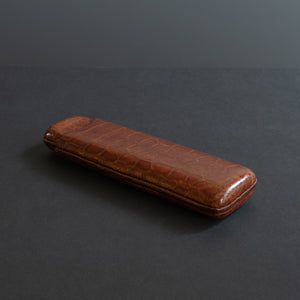 Crocodile Skin Cigar Case