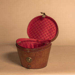 Leather Hat Box